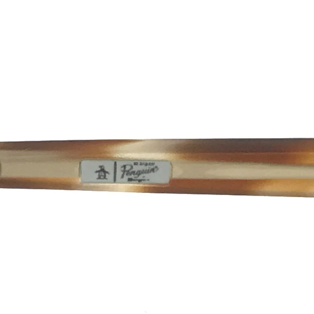 Penguin Eyeglasses Frames THE FERGUSON GM Gunmetal Blue Brown Square 50-20-140